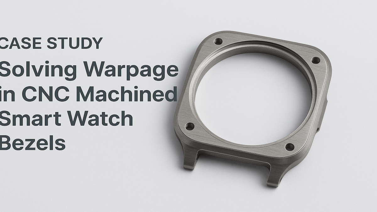 Case Study: Solving Warpage in CNC Machined Smart Watch Bezels
