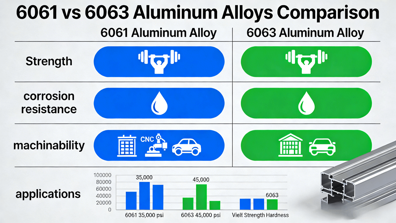 6061 vs. 6063 Aluminum: Which is Right for Your Project?cid=12
