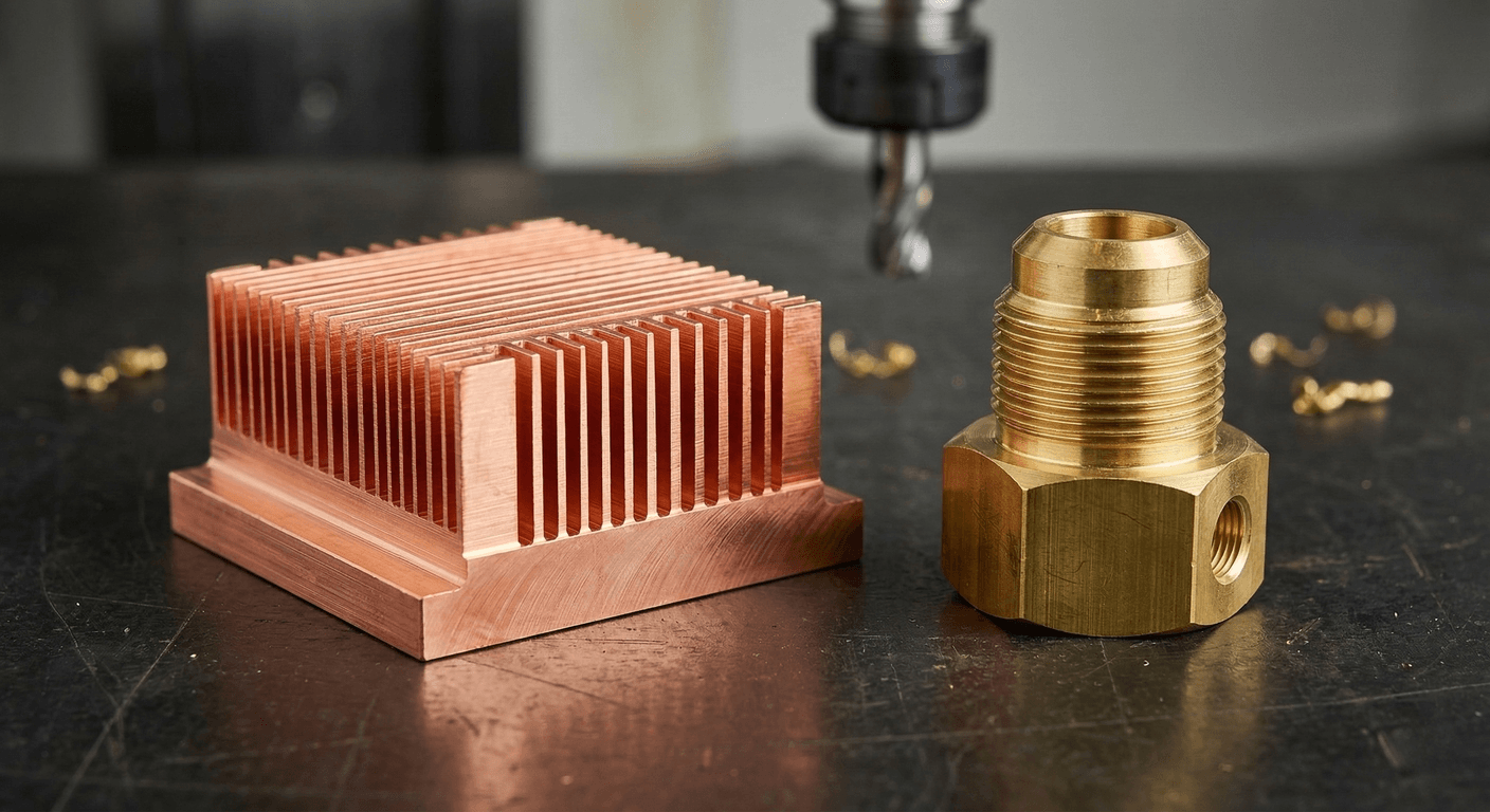 Copper vs. Brass: Key Differences in Machining and Properties