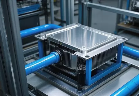 Custom CNC Machining of EV Cooling Plate Support Frames