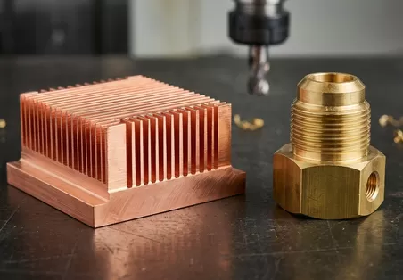 Copper vs. Brass: Key Differences in Machining and Properties