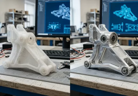 Rapid Prototyping for AMR Development: From 3D Printing to CNC