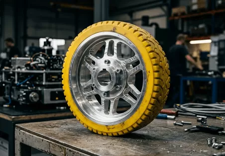 CNC Machining for AGV Drive Wheels and Casters: A Material Selection Guide