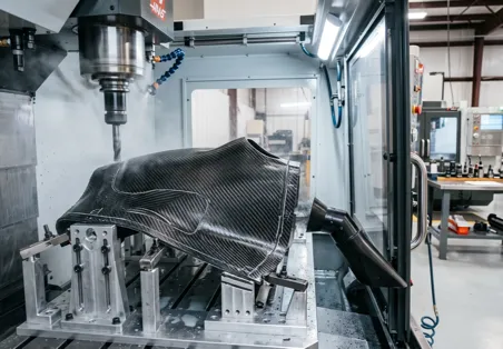 High-Speed Machining of Carbon Fiber Components for UAVs